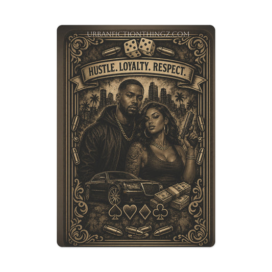 🖤 Urban Fiction Playing Cards – Hustle Loyalty Respect Deck🖤