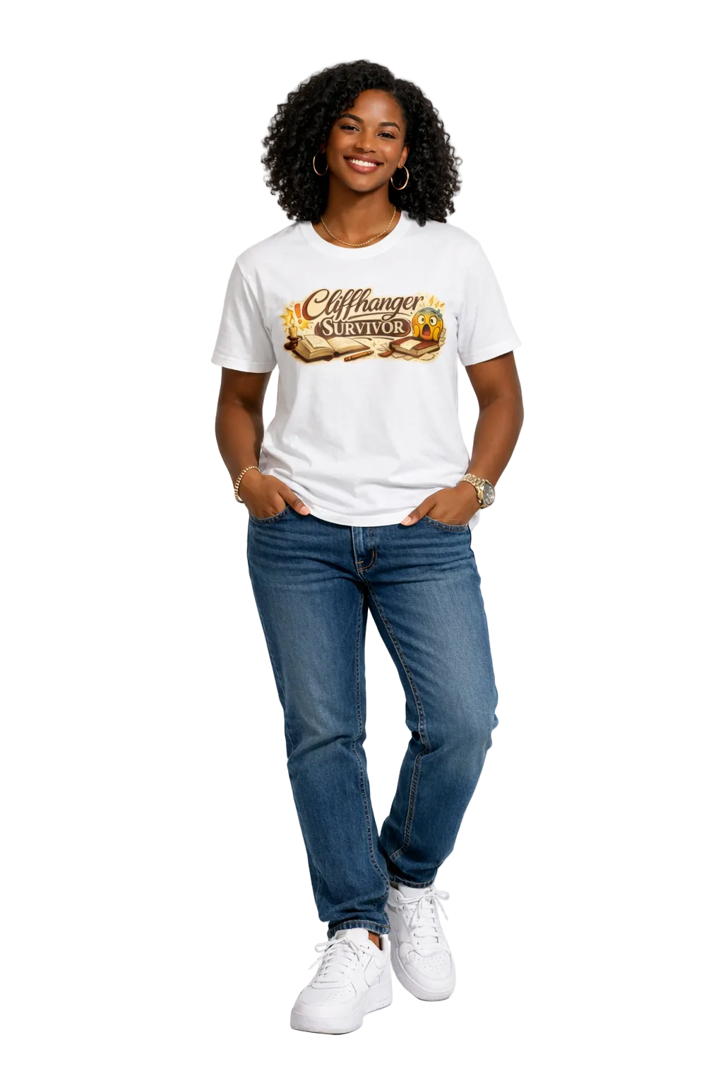 Cliffhanger Survivor Graphic T-Shirt – Urban Fiction Reader Tee