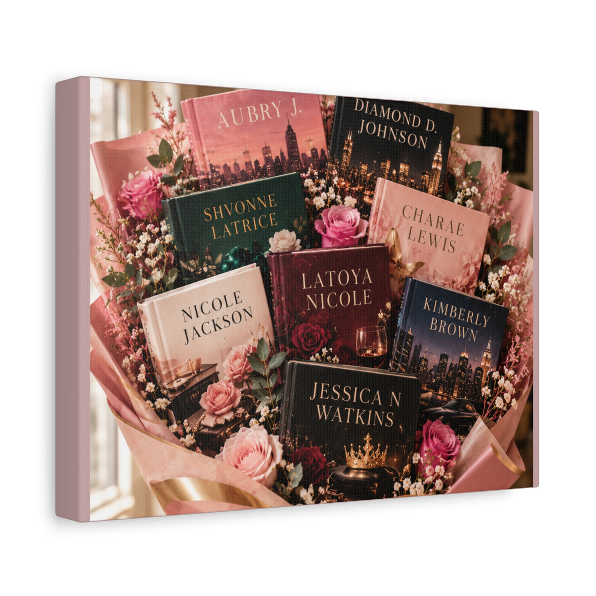 🌸 Custom Book Bouquet Canvas 🌸