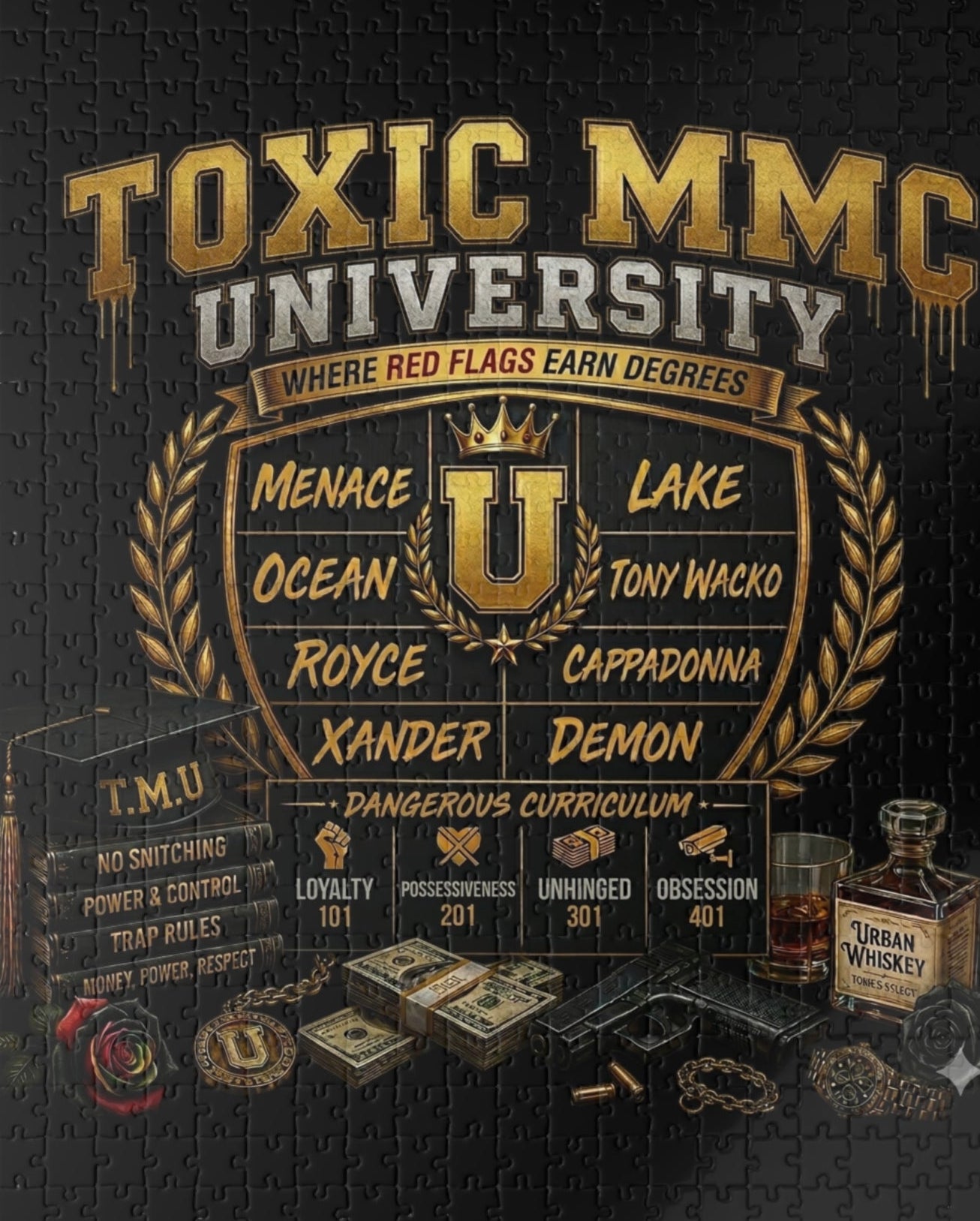 Custom Toxic MMC University Puzzle — 252 or 520 Piece Puzzle