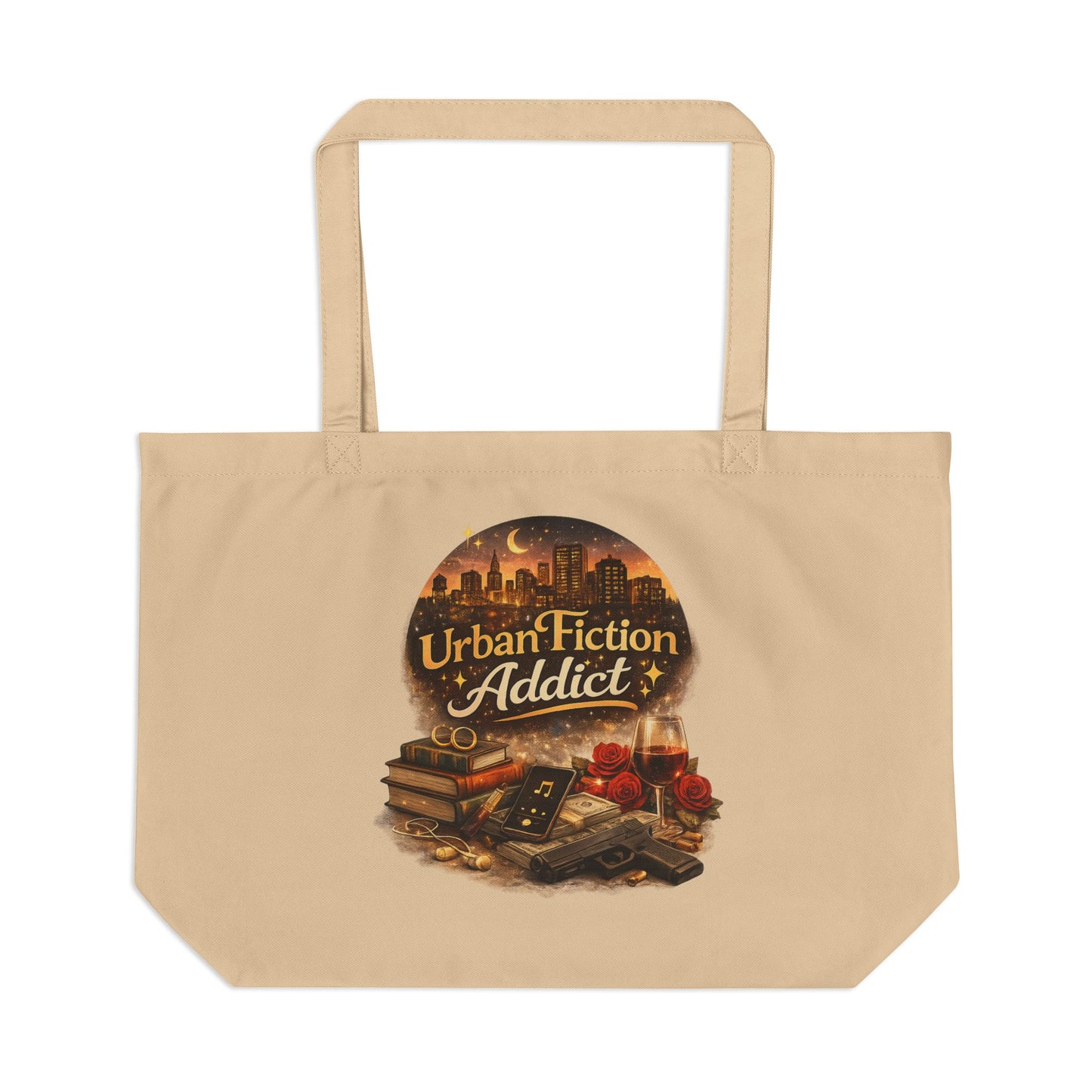 Urban Fiction Addict Book Lover Tote Bag – BookTok Reader Aesthetic Reading Bag