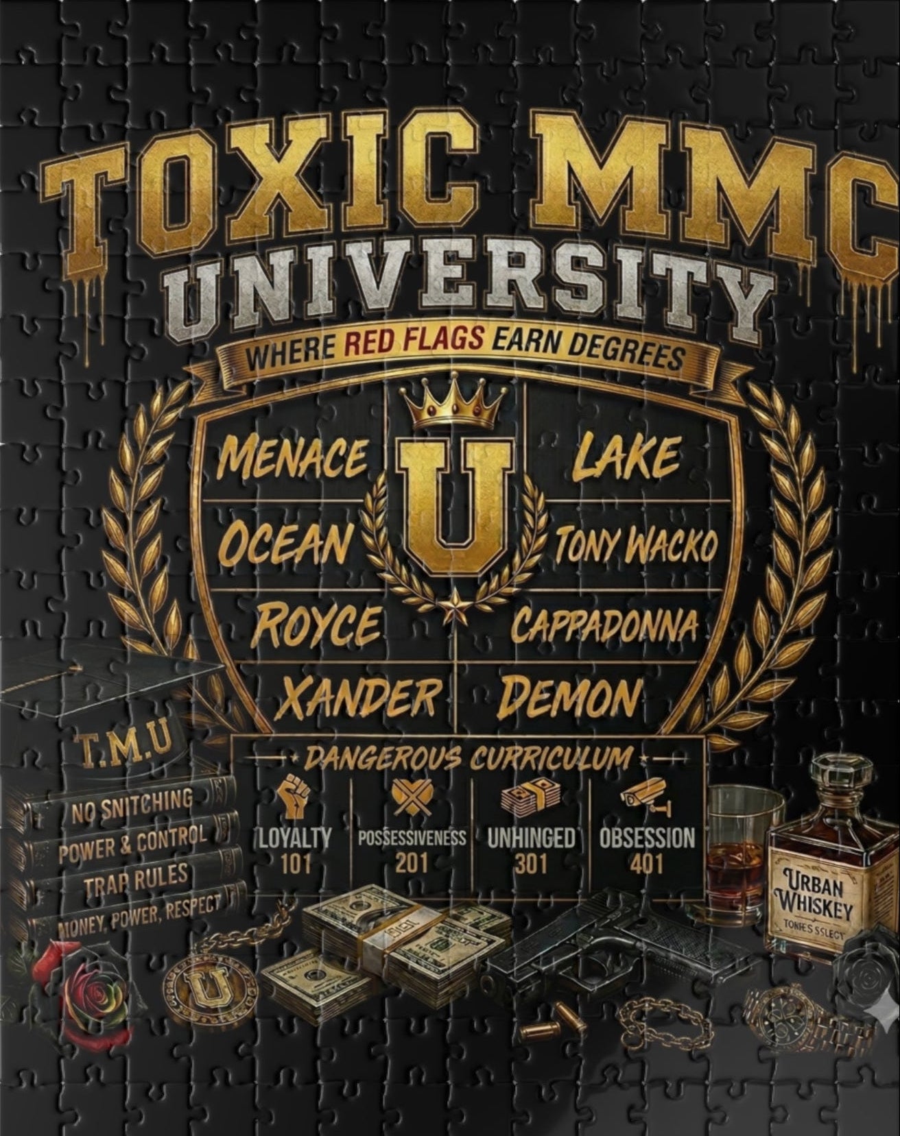 Custom Toxic MMC University Puzzle — 252 or 520 Piece Puzzle