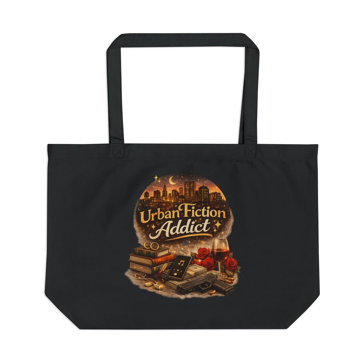 Urban Fiction Addict Book Lover Tote Bag – BookTok Reader Aesthetic Reading Bag