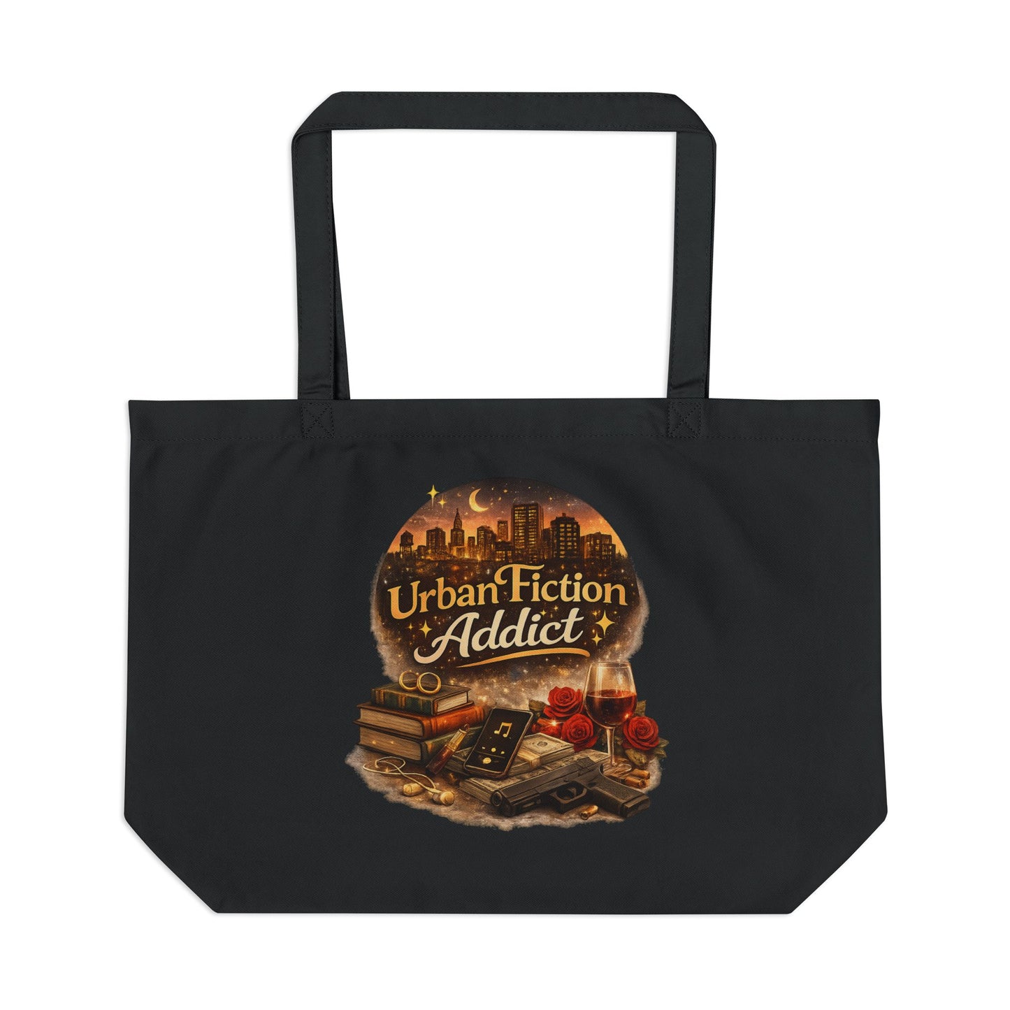 Urban Fiction Addict Book Lover Tote Bag – BookTok Reader Aesthetic Reading Bag
