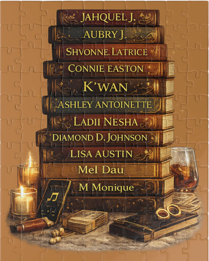 🧩 Favorite Urban Fiction Authors - 110, 252 or 520  piece puzzle