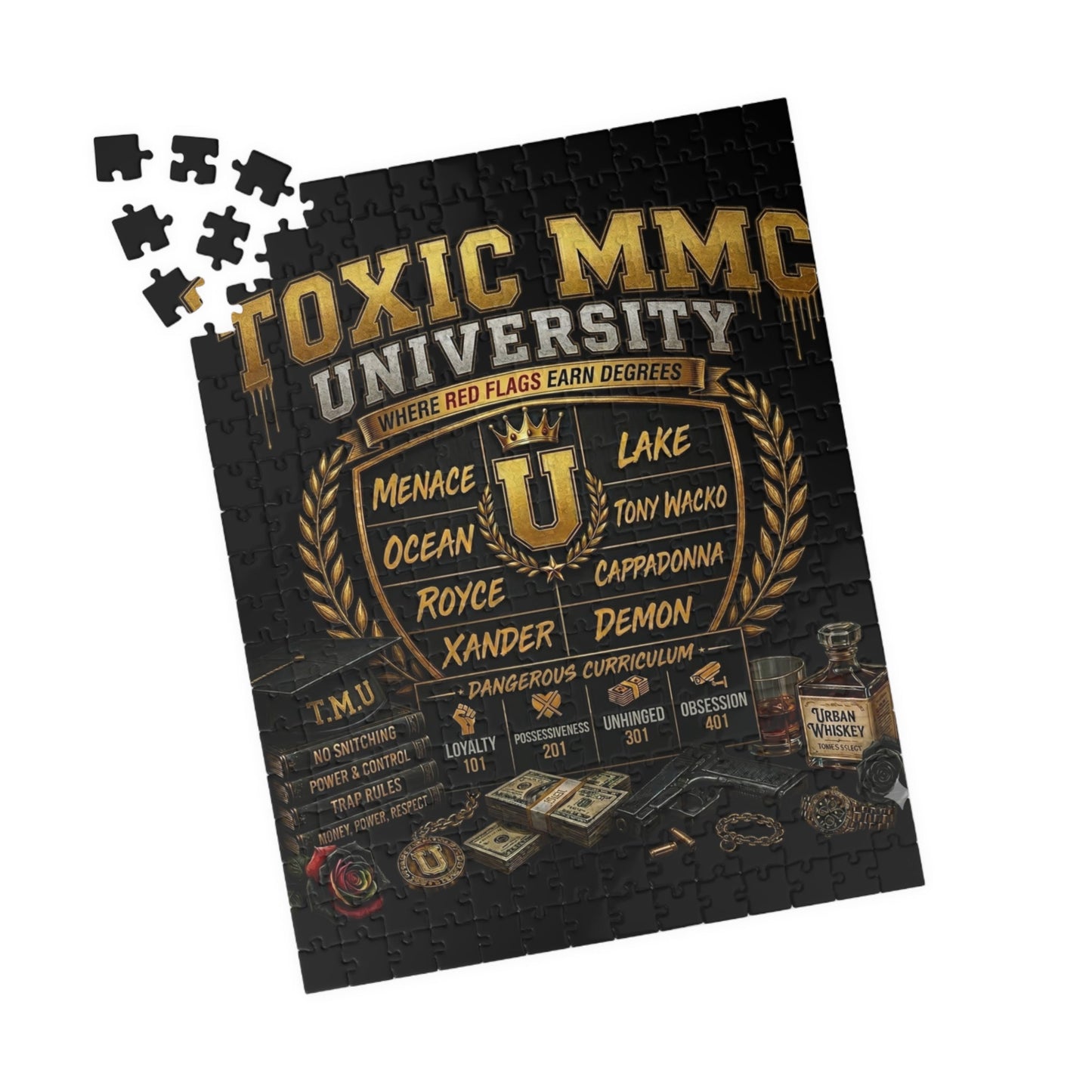 Custom Toxic MMC University Puzzle — 252 or 520 Piece Puzzle
