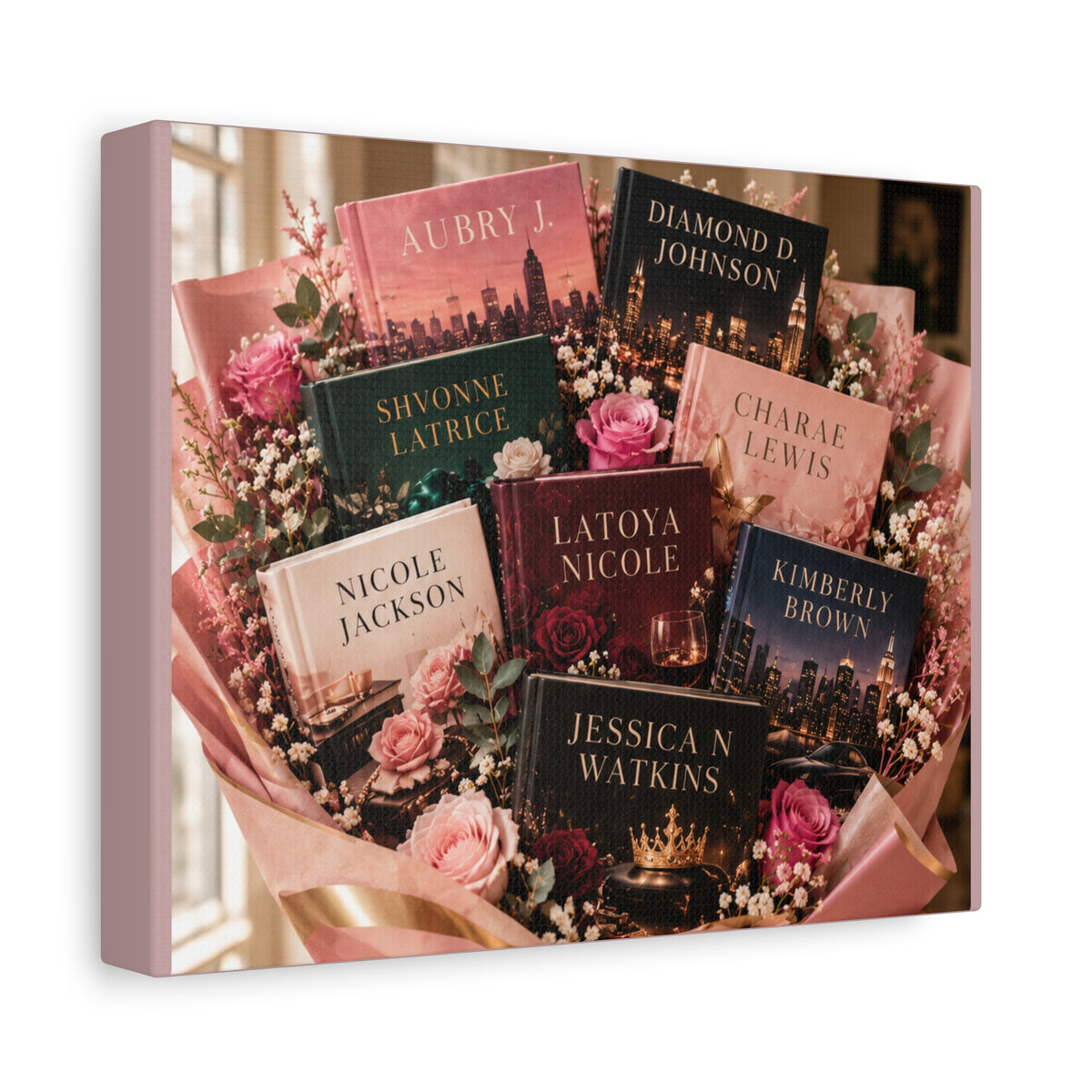 🌸 Custom Book Bouquet Canvas 🌸