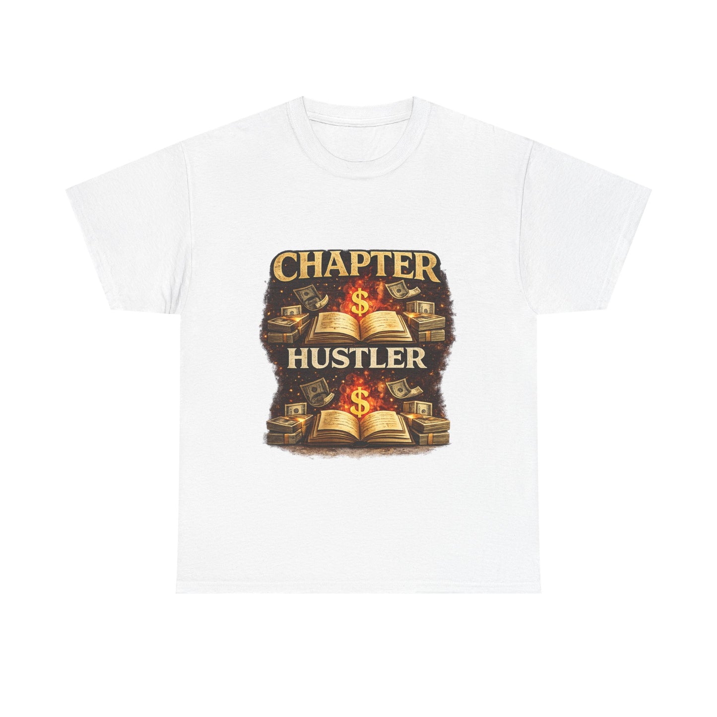 Chapter Hustler Graphic T-Shirt – Urban Fiction Reader Tee for Men