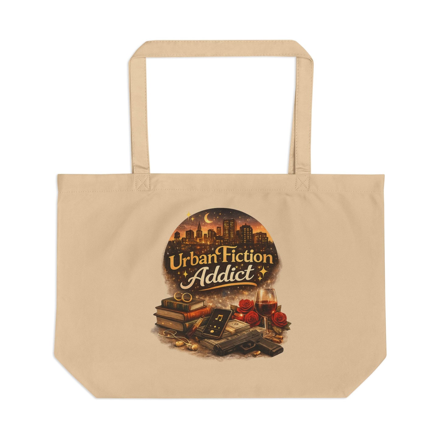 Urban Fiction Addict Book Lover Tote Bag – BookTok Reader Aesthetic Reading Bag