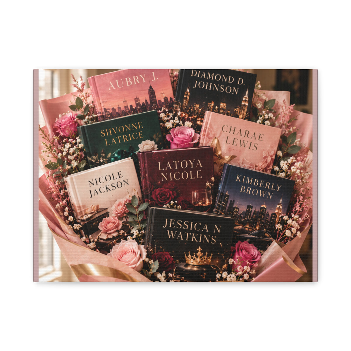 🌸 Custom Book Bouquet Canvas 🌸
