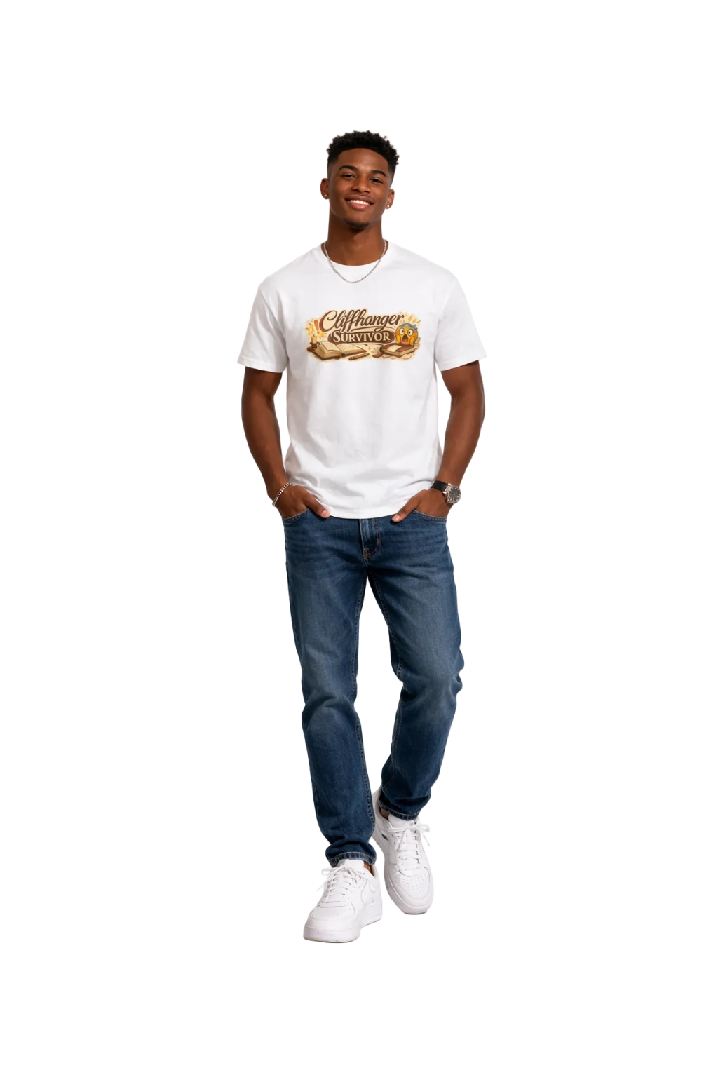 Cliffhanger Survivor Graphic T-Shirt – Urban Fiction Reader Tee