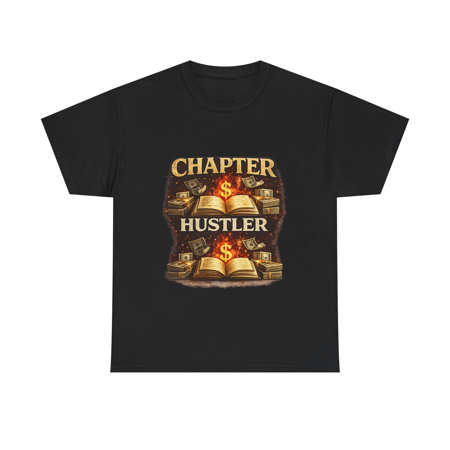 Chapter Hustler Graphic T-Shirt – Urban Fiction Reader Tee for Men