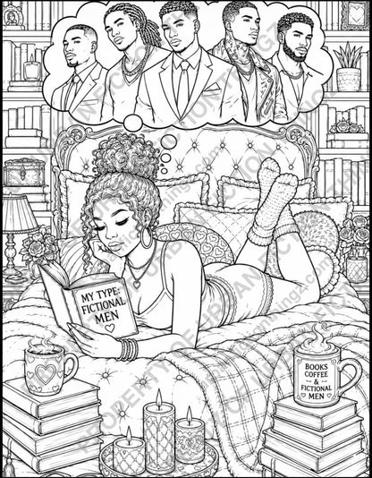 Urban Fiction Thing Adult Coloring Book – Phase 1 | Coloring Pages for (Digital Download)
