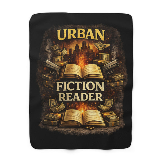 Urban Fiction Reader Sherpa Blanket