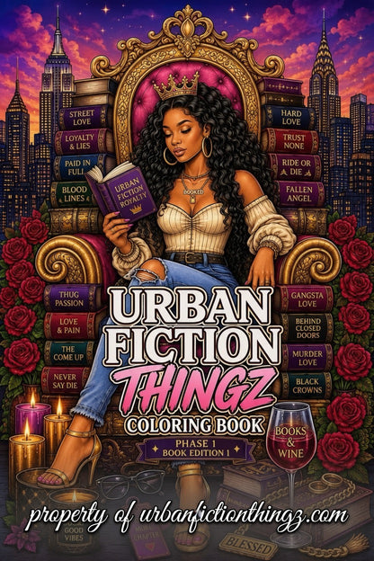 Urban Fiction Thing Adult Coloring Book – Phase 1 | Coloring Pages for (Digital Download)