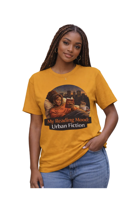 "My Reading Mood: Urban Fiction" Graphic T-Shirt
