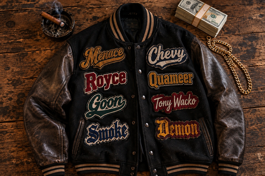 🖤 Custom MMC Letterman Jacket Puzzle (Up to 8 Names)