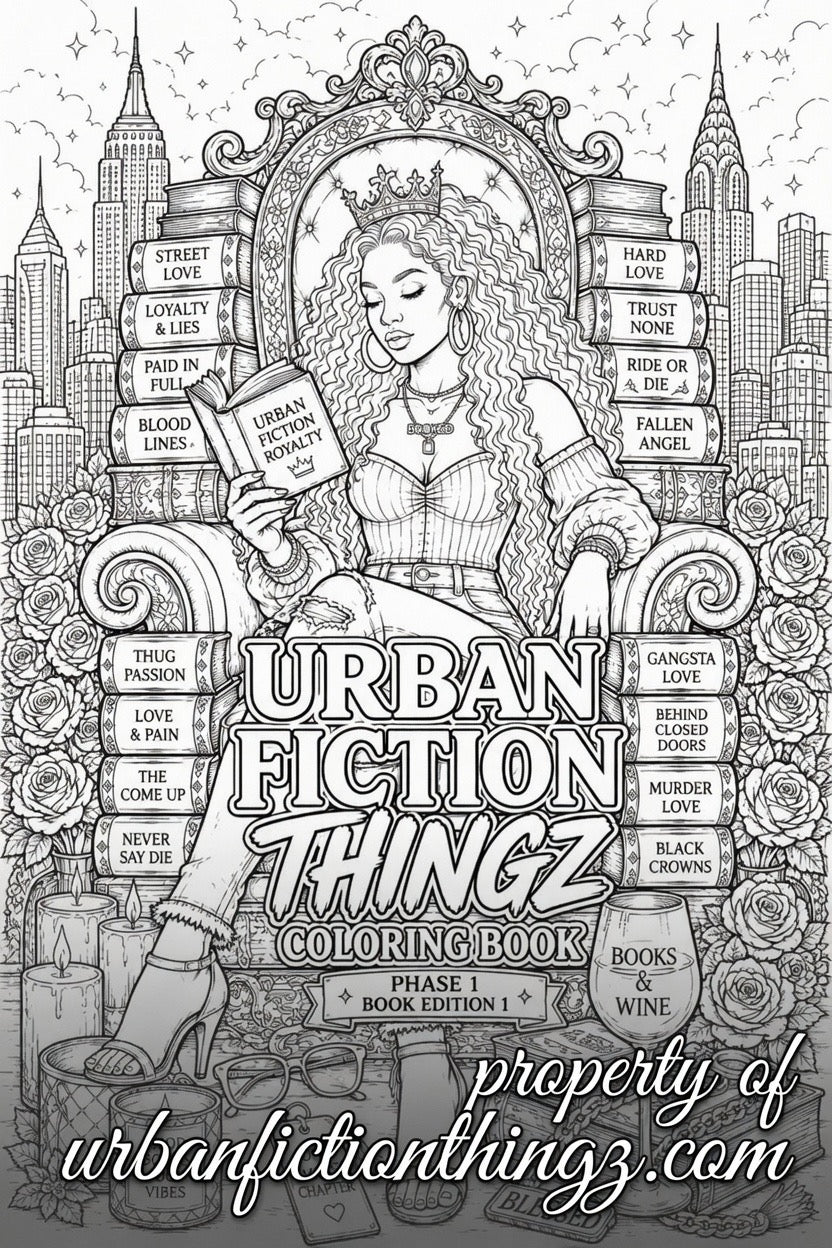 Urban Fiction Thing Adult Coloring Book – Phase 1 | Coloring Pages for (Digital Download)
