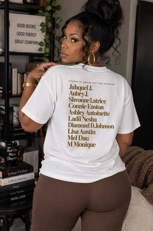🖤 Custom Favorite Urban Fiction Authors Tee (Up to 10 Authors)